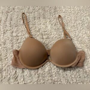 💕3/$25💕 Calvin Klein Nude Lace Padded Bra